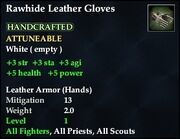 Rawhide Leather Gloves