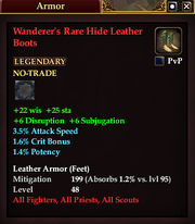 Wanderer's Rare Hide Leather Boots