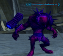 An enraged shadowbeast