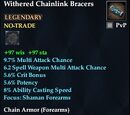 Withered Chainlink Bracers