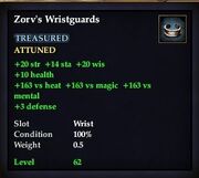 Zorv's Wristguards