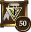 Achievement Icon ribbon gray gold triangle trident 50.png