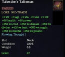 Talendor's Talisman