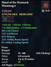 Wand of the Kromzek Warmonger