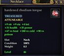 Hardened rhodium torque