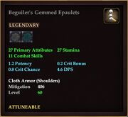 Beguiler's Gemmed Epaulets