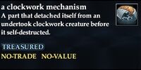 A clockwork mechanism