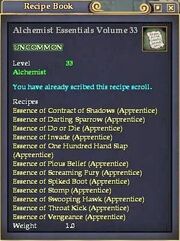 Alchemist Essentials Volume 33