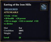 Earring of the Iron Hills