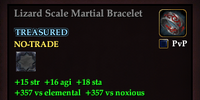 Lizard Scale Martial Bracelet