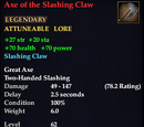 Axe of the Slashing Claw