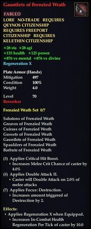 Gauntlets of Frenzied Wrath