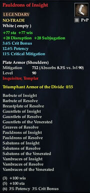 Pauldrons of Insight