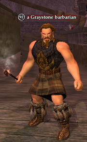 A Graystone barbarian