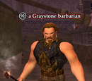 A Graystone barbarian