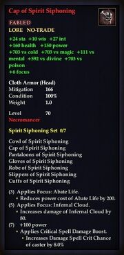 Cap of Spirit Siphoning