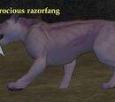 A ferocious razorfang