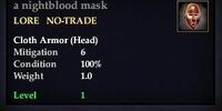 A nightblood mask