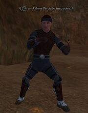 An Ashen Disciple instructor
