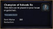 Champion of Solusek Ro