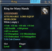 Ring for Many Hands