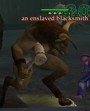 An enslaved blacksmith