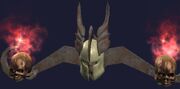 Imposing silver wall sconce (Visible)