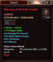 Maestro's Coif of the Citadel