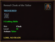Formal Cloak of the Tailor