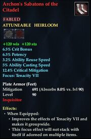 Archon's Sabatons of the Citadel