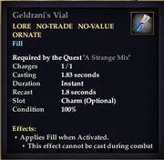 Geldrani's Vial
