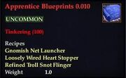 Apprentice Blueprints 0.010