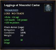 Leggings of Mournful Cantor