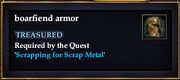 Boarfiend armor