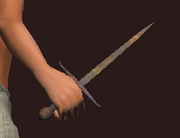 Ancient Combine Stiletto (Equipped)