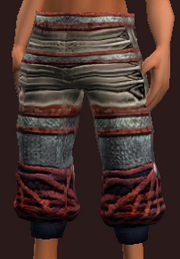 Illuminate's Crashing Waves Leg Wraps of Overbearing (Equipped)