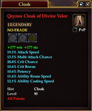 Qeynos Cloak of Divine Valor