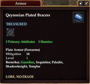 Qeynosian Plated Bracers