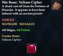 War Rune: Velium Cipher