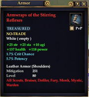 Armwraps of the Stirring Reflexes