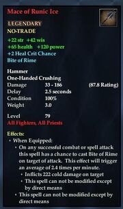 Mace of Runic Ice