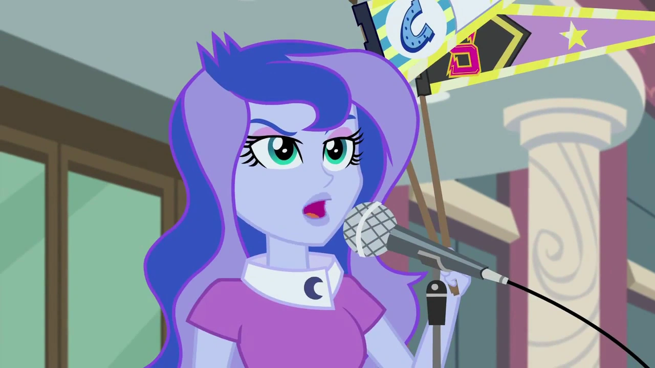 Image Luna "a pennant from each school has been hidden" bloopers