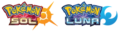 Logo de Pokémon Sol y Pokémon Luna