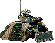 Miniatura guardia imperial Leman Russ Demolisher.gif