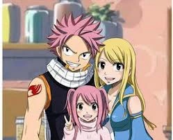 Résultat de recherche d'images pour "la fille de natsu et lucy"