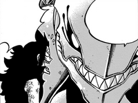 Metalicana taunts Gajeel