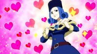 Juvia begins to strip