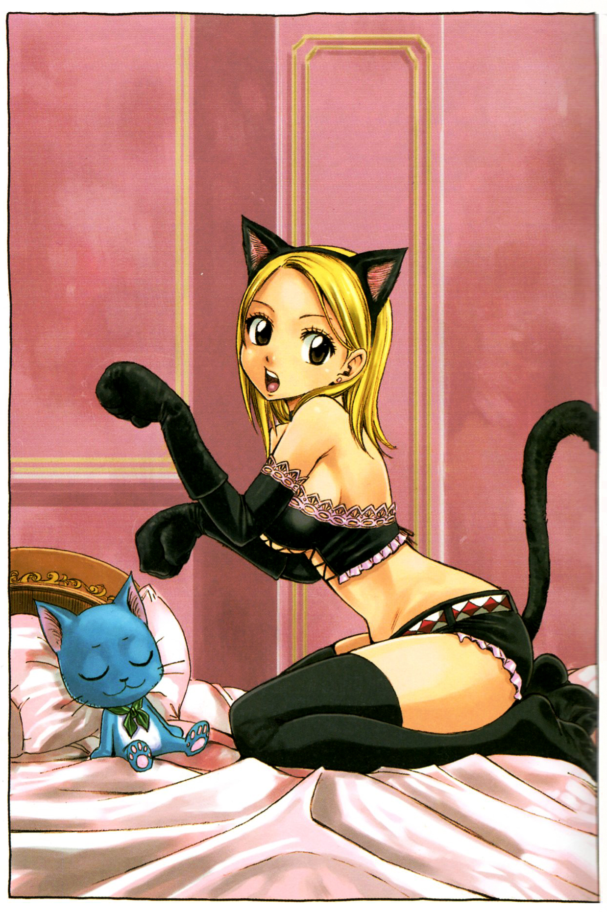 Fairy tail lucy cat costume episode Fairy tail lucy cat costume episode