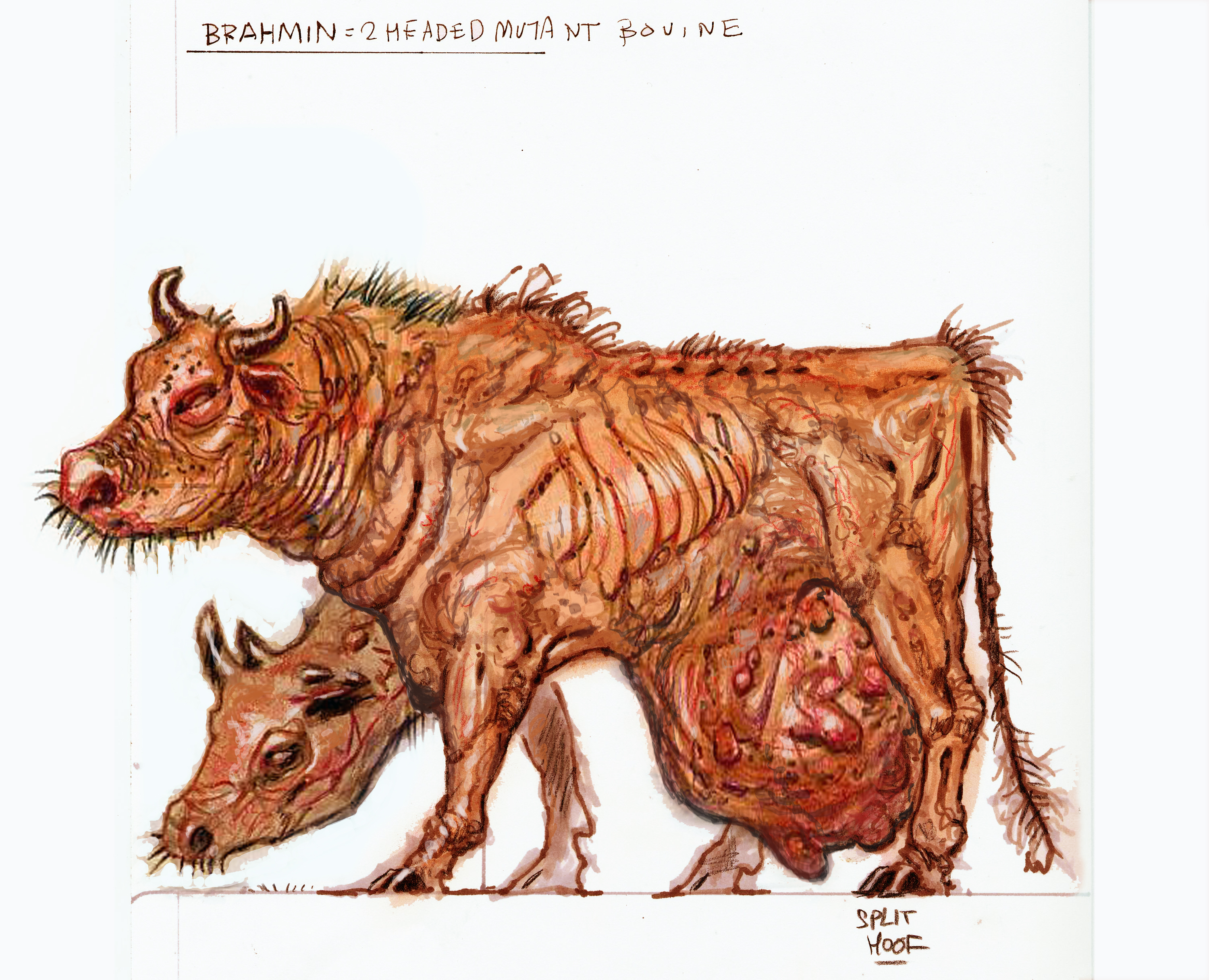 fallout 4 centaur concept art fallout 4 centaur concept art