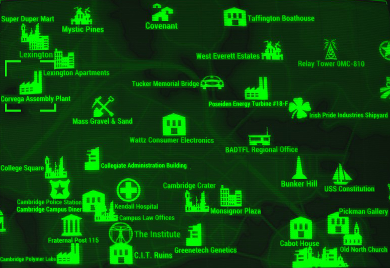 Places For Gathering Massive Amounts Of Materials Fo4